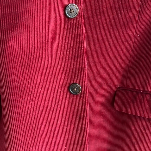 SADDLEBRED Corduroy Men's Blazer in Raspberry - Size - Picture 4 of 9